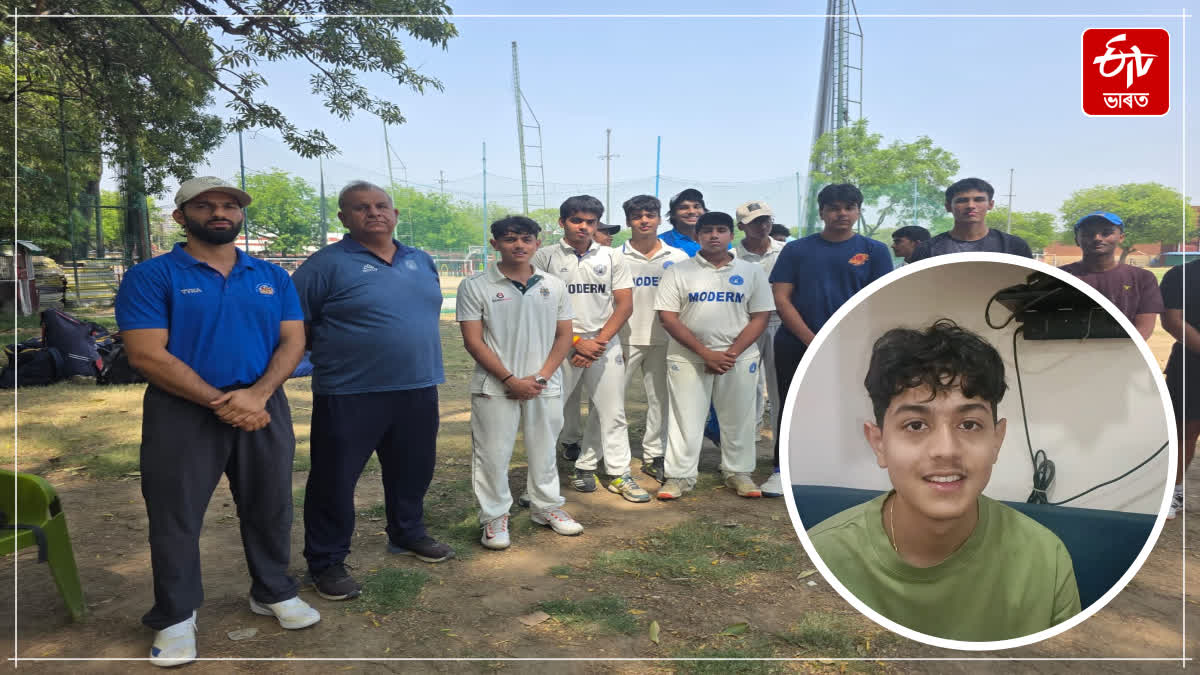 Nishant Borah from Nagaon , secured a place in the international under-17 cricket level