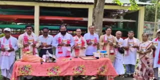 book release at the Spring Festival in Morigaon