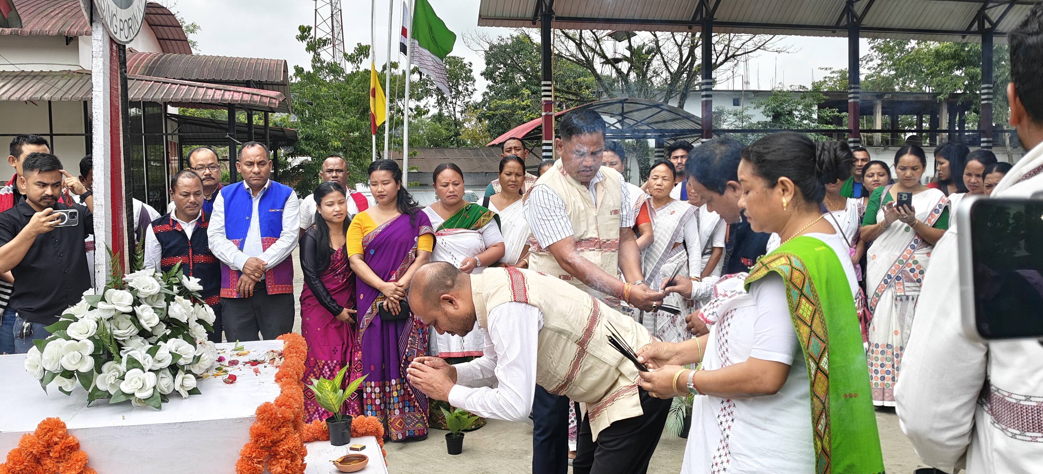 Observance of National Martyrs' Day in Jonai initiative of three organizations