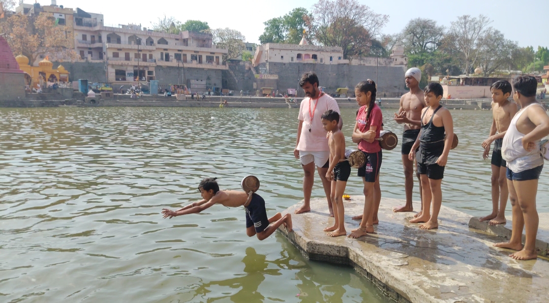 Ujjain shipra training session