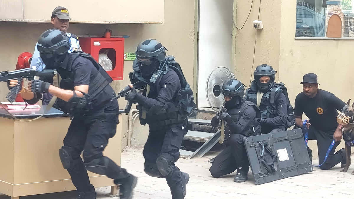 अचानक पटना के मॉल को एटीएस ने चारों तरफ से घेरा, जानें क्या है माजरा Mock Drill In Patna