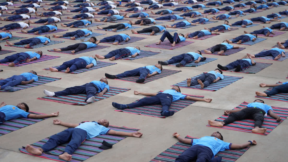 India's High Commissioner to the United Kingdom, Vikram Doraiswami, led the 11th International Day of Yoga celebrations at The Strand in London on Saturday.