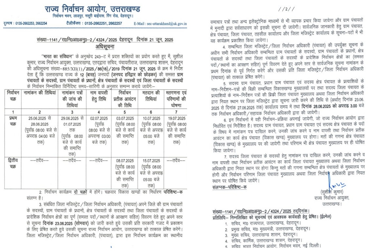 THREE TIER PANCHAYAT ELECTIONS