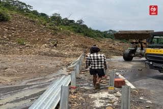 Haflong Silchar highway closed after massive landslide in Jatinga Dima Hasao