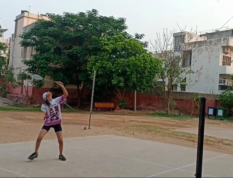 ब्लाइंड फोल्ड बैडमिंटन में बनाया वर्ल्ड रिकॉर्ड