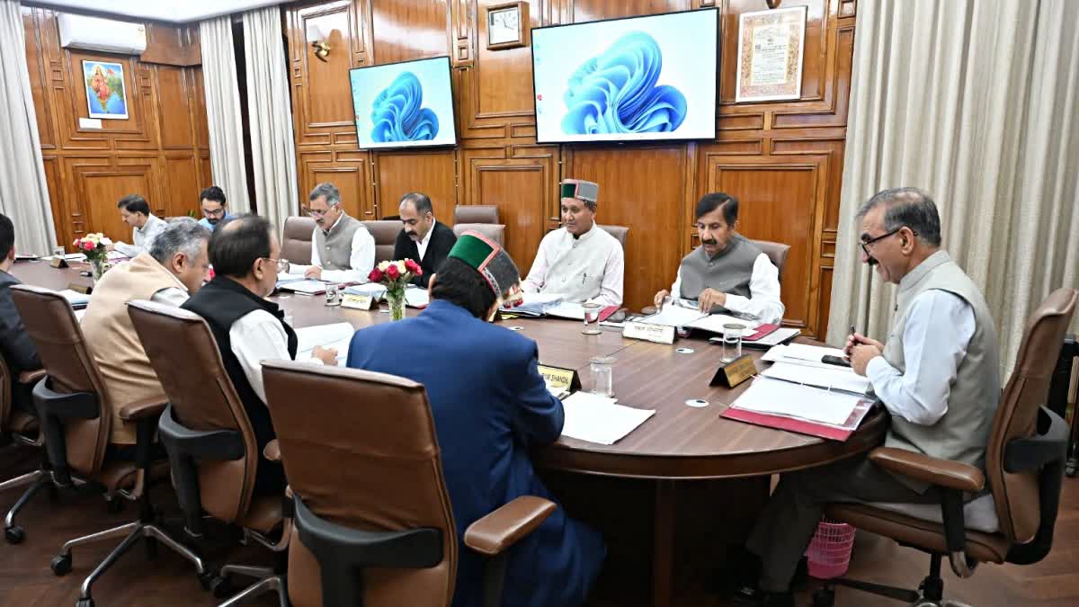 HIMACHAL CABINET DECISIONS