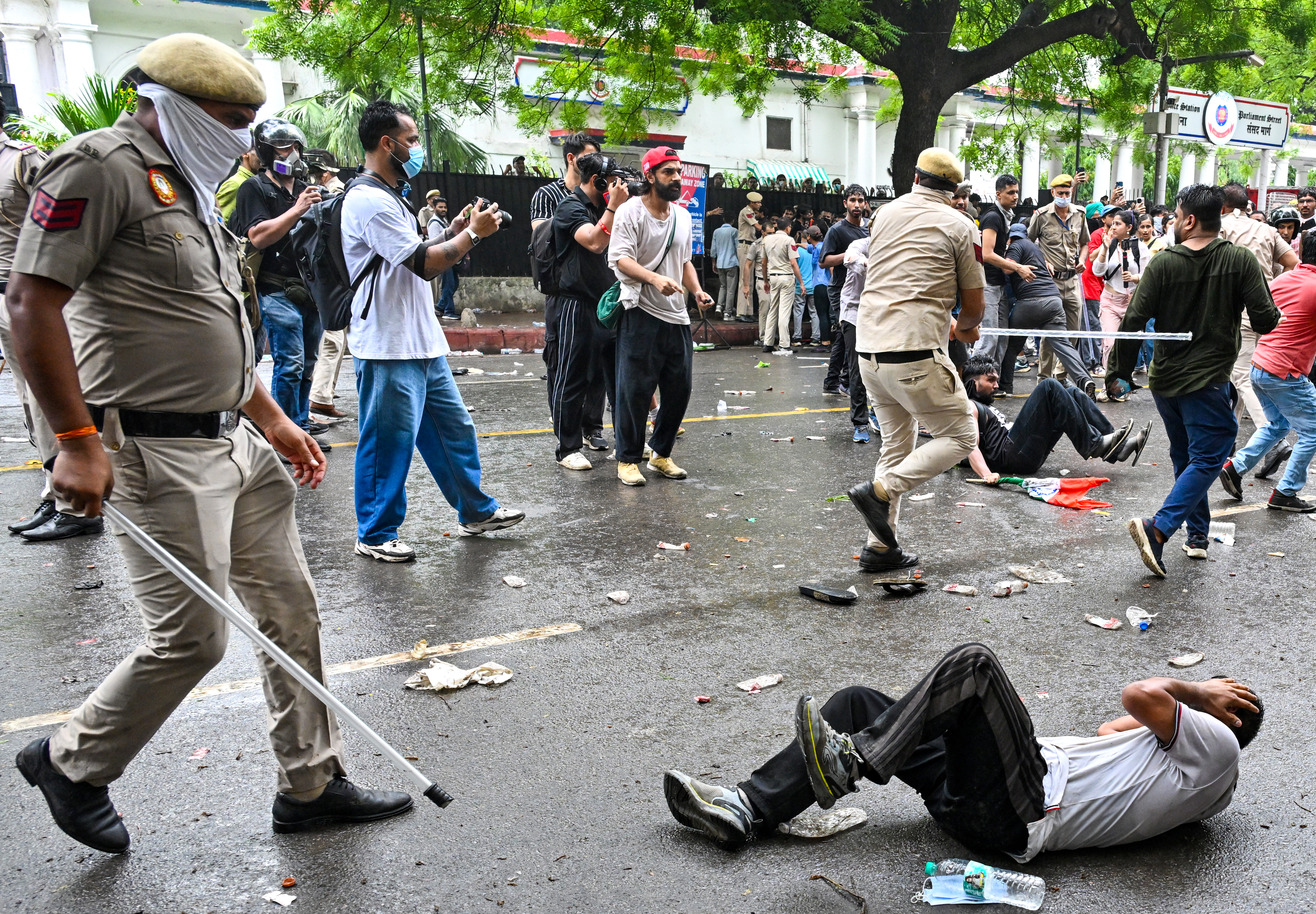 Chalo Sansad protest