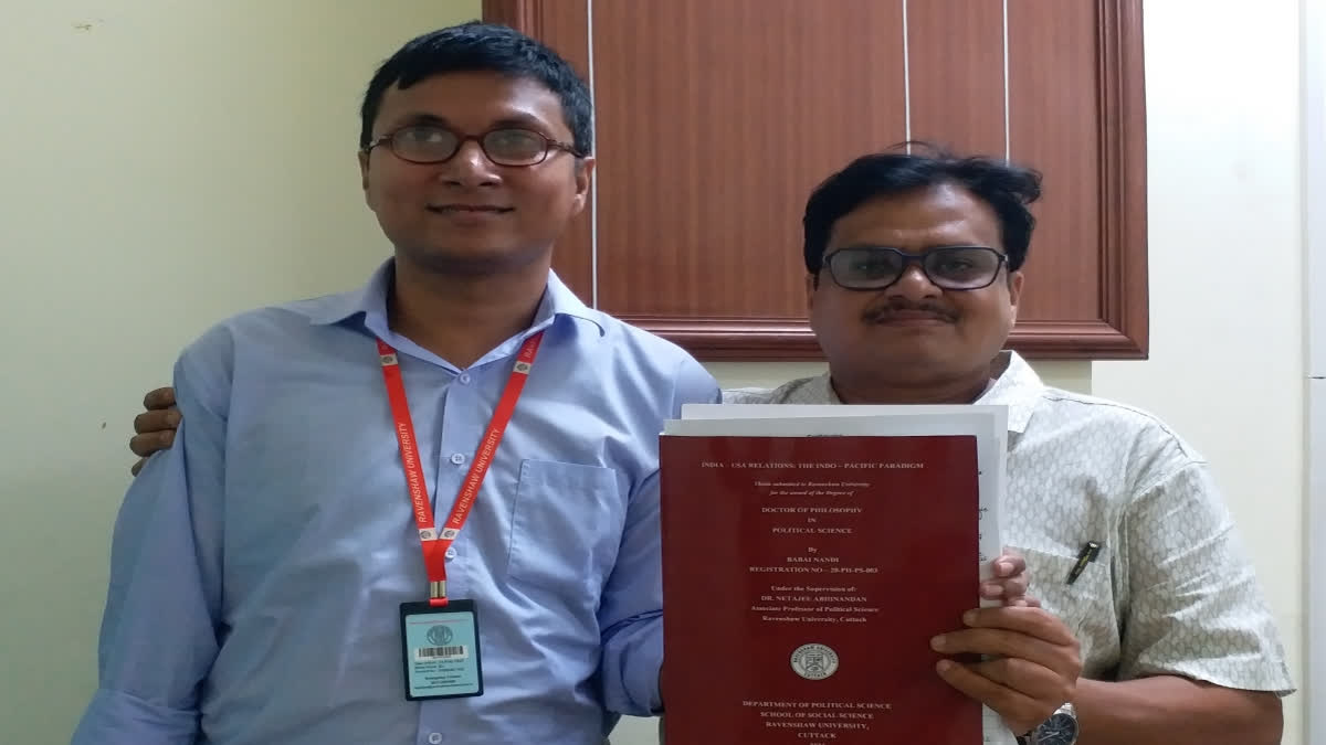 In A first At Ravenshaw University, Odisha's Blind Scholar Babai Nandi Gets PhD In Political Science