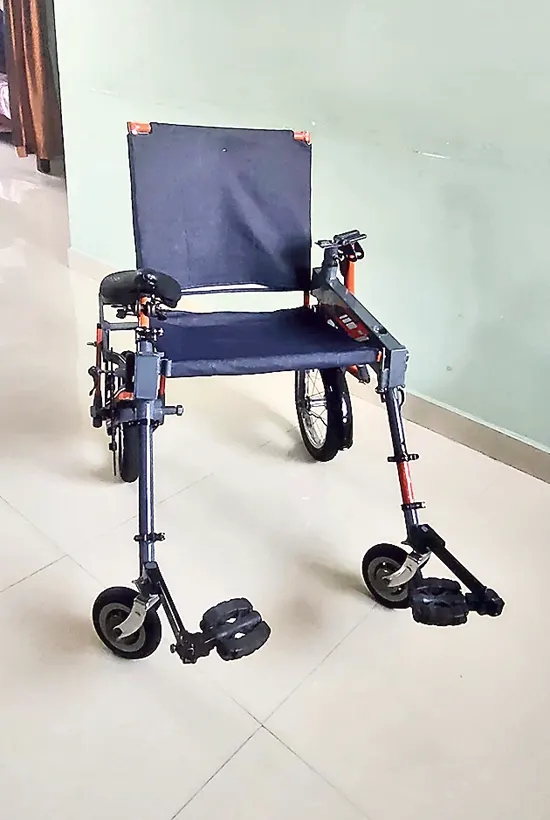 Multipurpose bicycle designed by Kotyada Ramesh