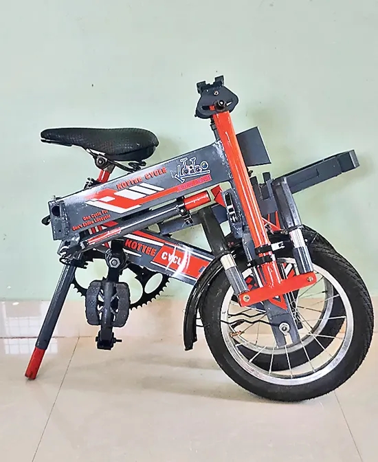 Multipurpose bicycle designed by Kotyada Ramesh