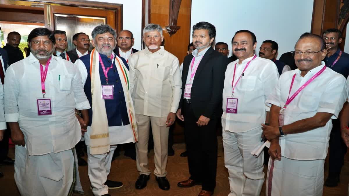 CM Chandrababu submitted proposals for development projects in the southern states