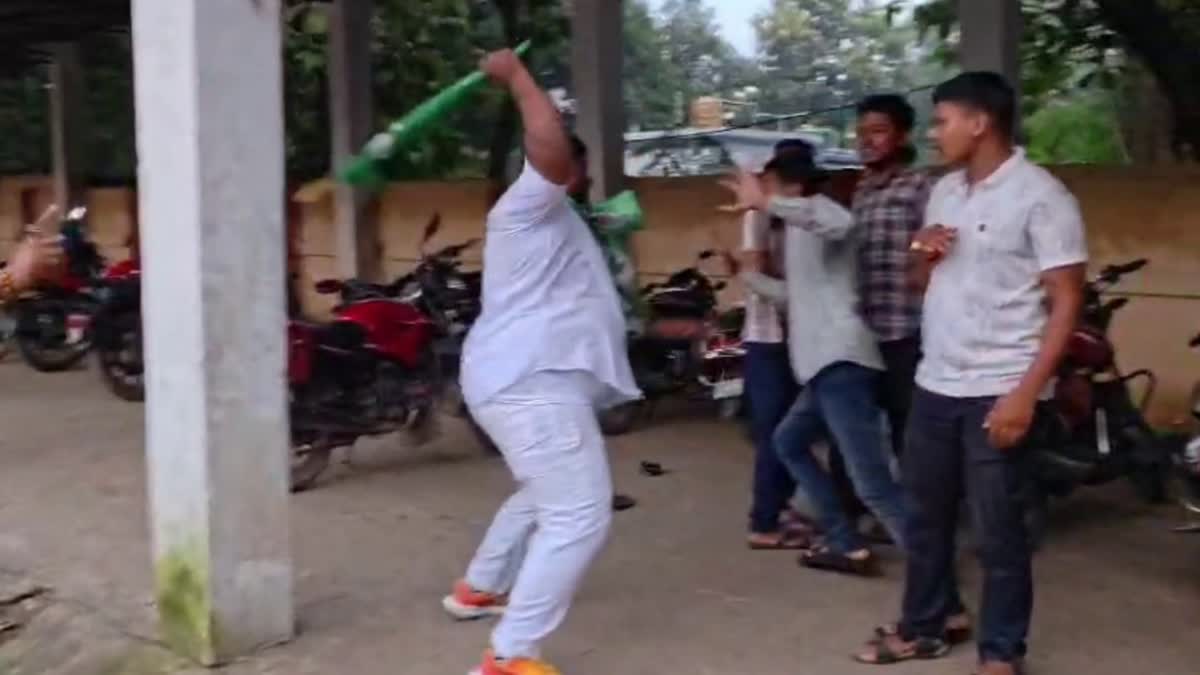 CM HEMANT SOREN EFFIGY BURN