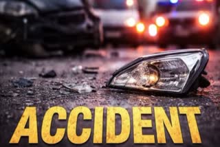 collision between truck roadways bus gorakhpur bus driver death