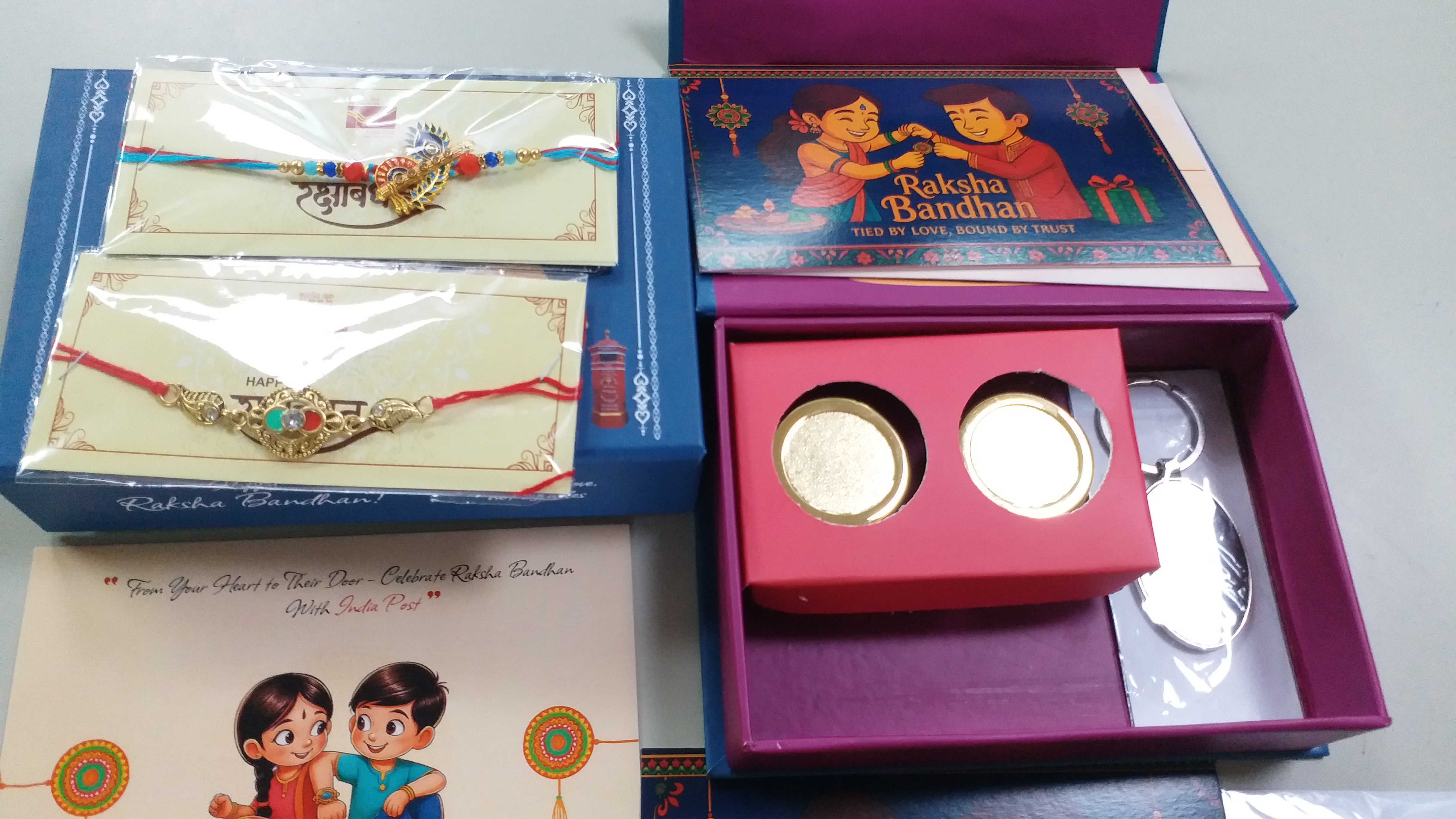 Rakhi and Kumkum postal greetings special