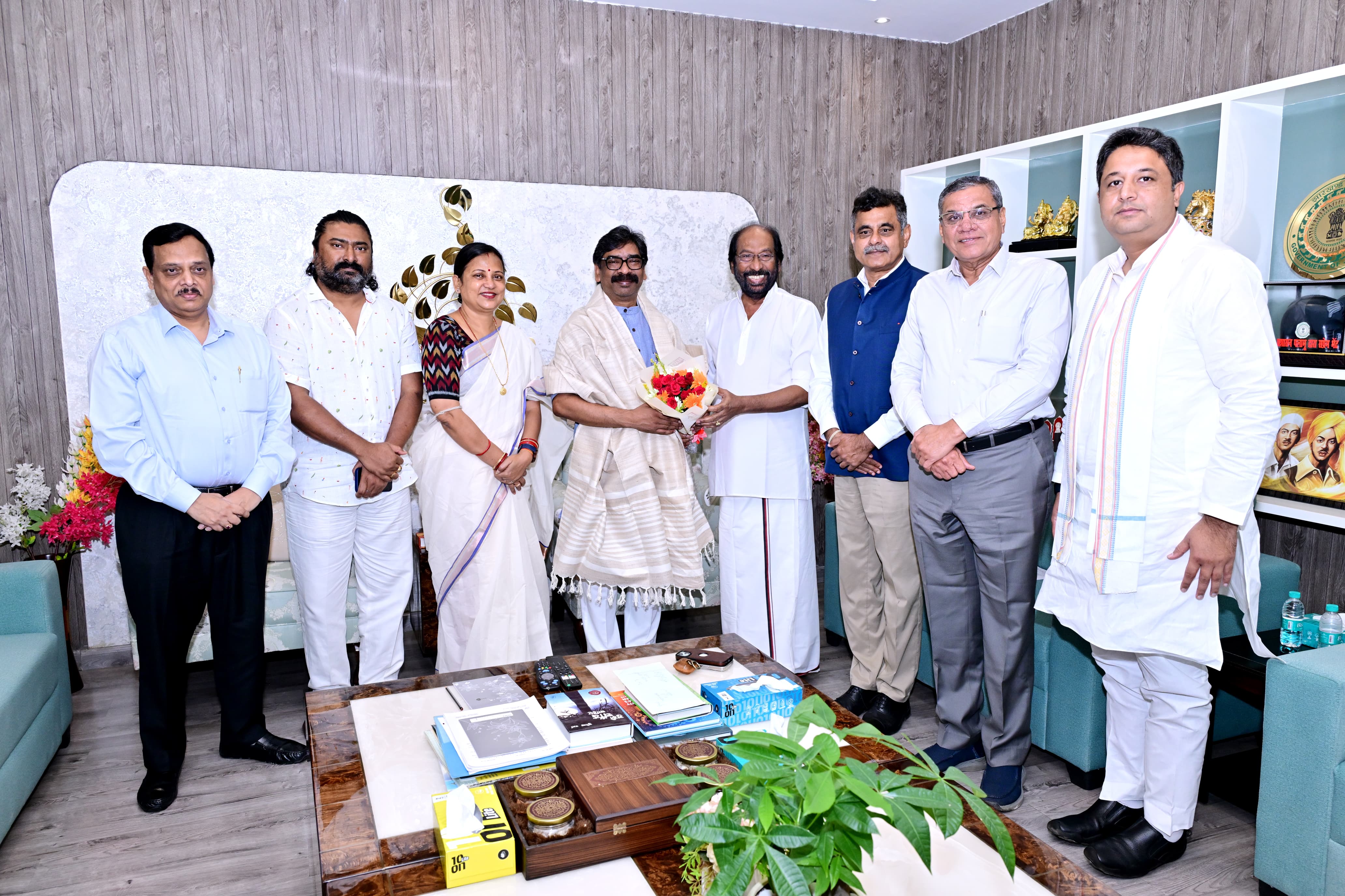 Central Parliamentary Sub committee team met CM Hemant Soren in Ranchi