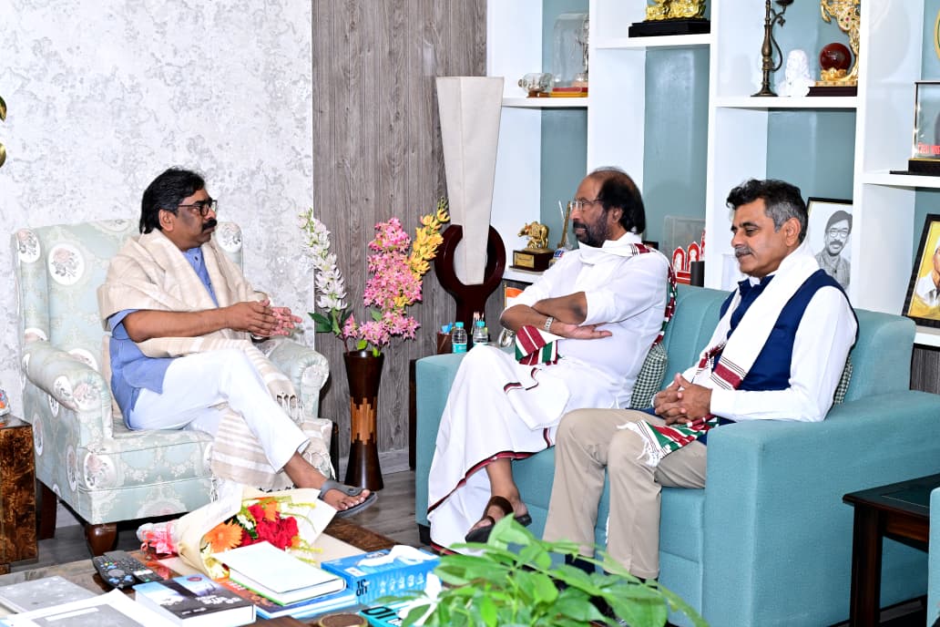 Central Parliamentary Sub committee team met CM Hemant Soren in Ranchi