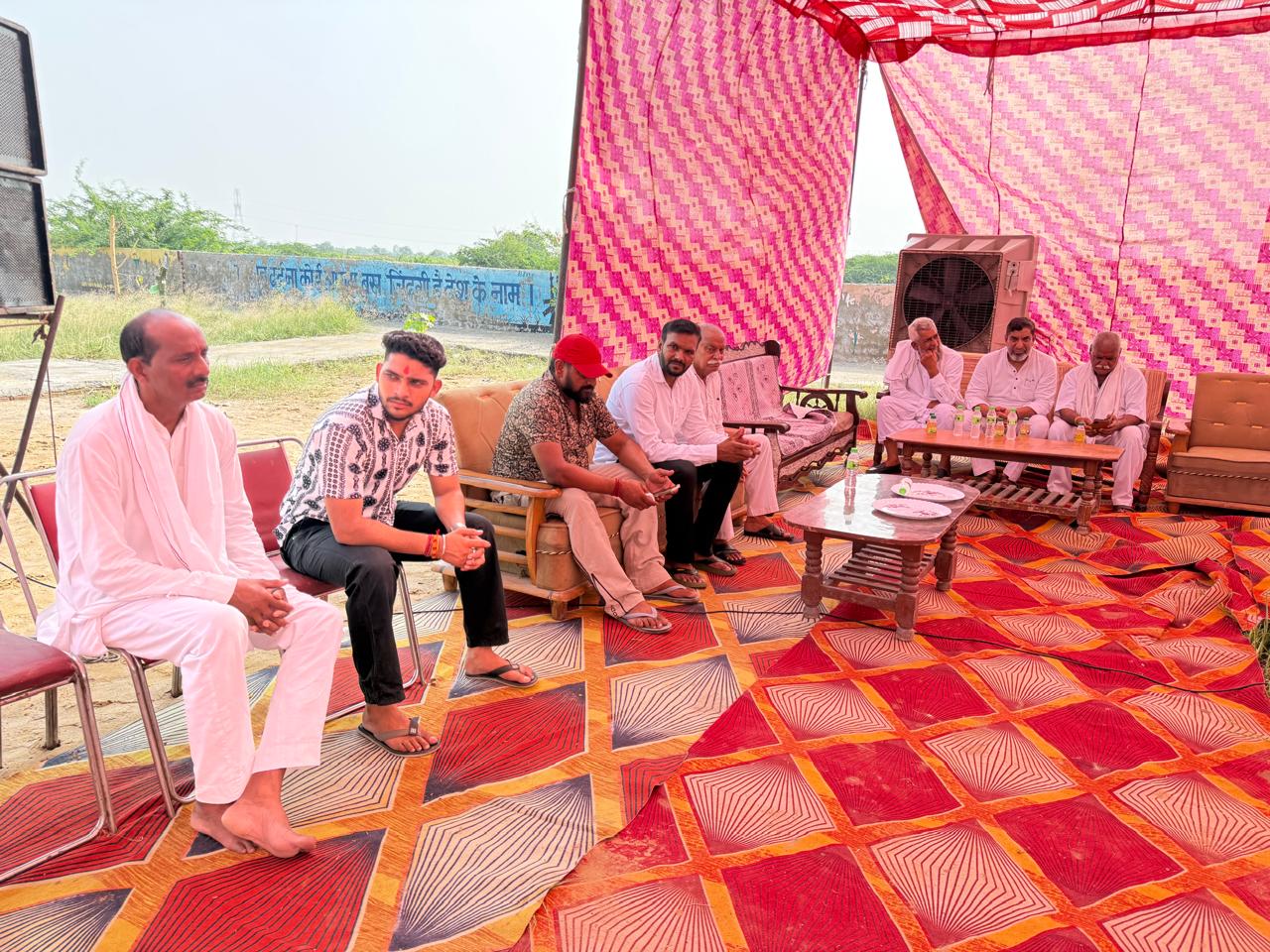 Tejpal was martyred in Ladakh three years ago; MLA arrives to pay tribute.