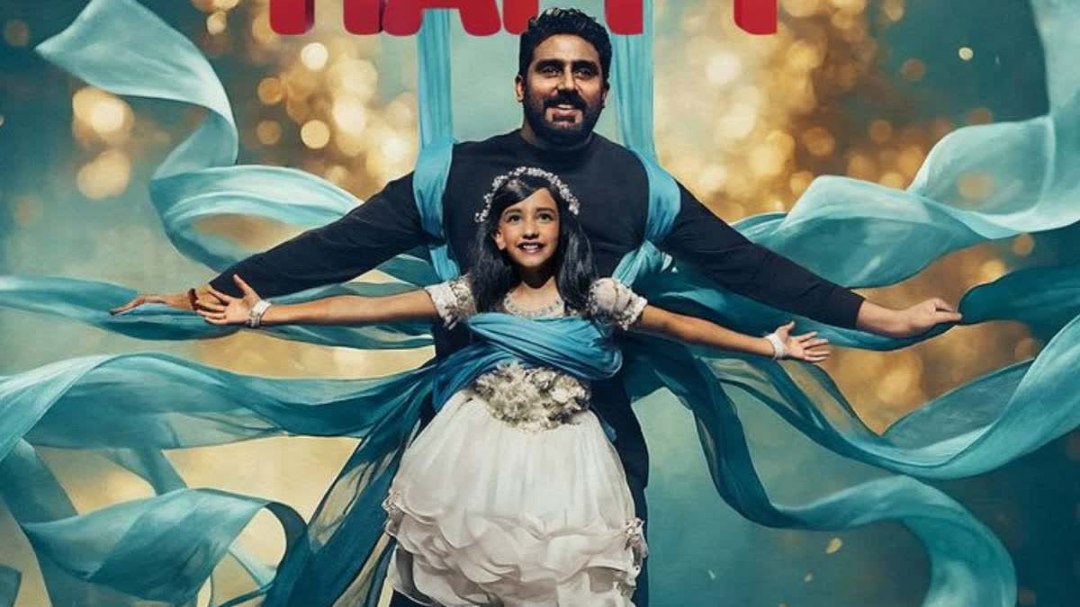 Be Happy First Look: Abhishek Bachchan as Dotting Single Father Is 'All Set to Waltz Right into Your Hearts' Abhishek Bachchan stars as a devoted father in Be Happy, directed by Remo D'Souza. The film, reuniting him with Inayat Verma from Ludo. Release date to be announced soon.