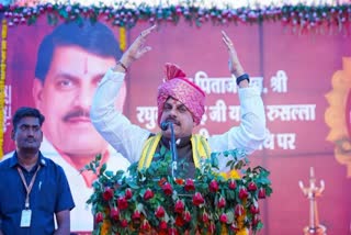 MOHAN YADAV UNVEILED STATUE