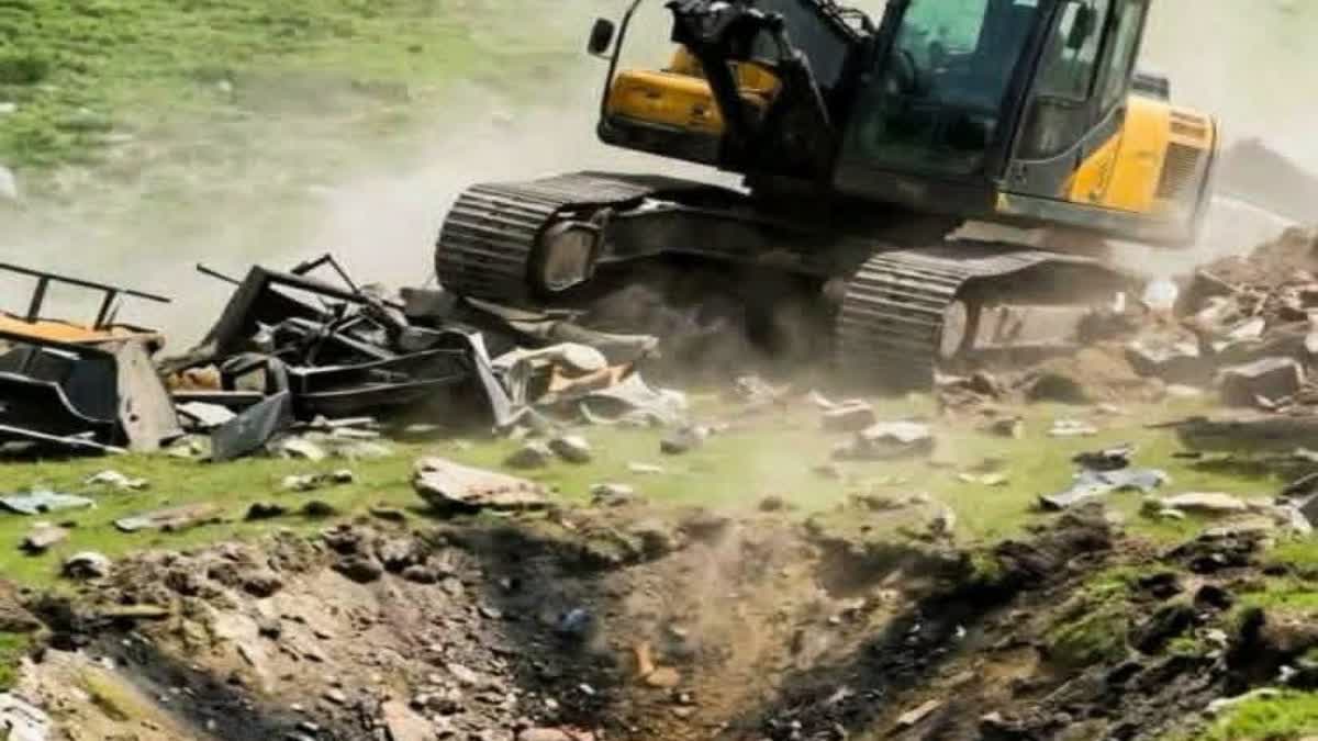 explosion during road construction in Chitkul