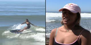 15 Year Old French Surfer Tya Zebrowski Dreams Of Becoming A World Champion French Surfer Tya Zebrowski