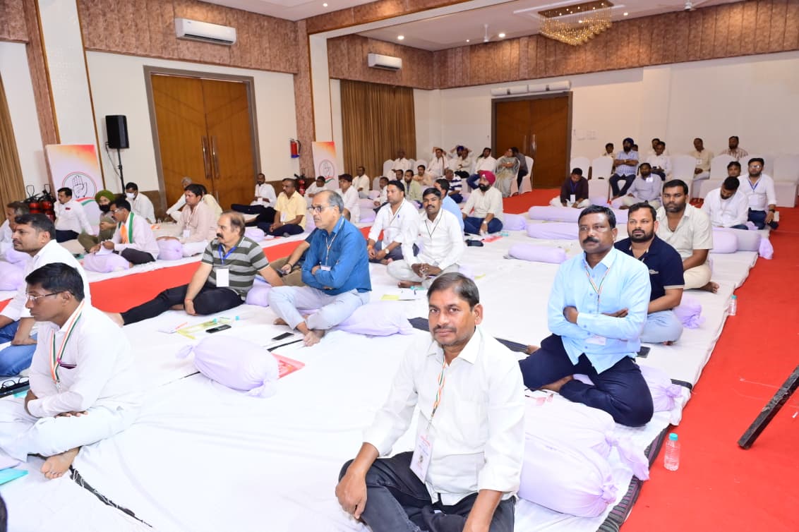 Congress divisional level training camp in Raipur