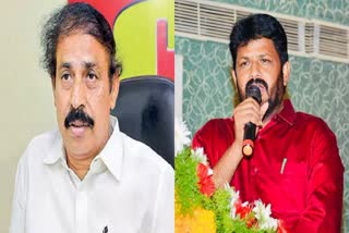 CPI National Secretary K Ramakrishna and AP State Secretary G Eswaraiah