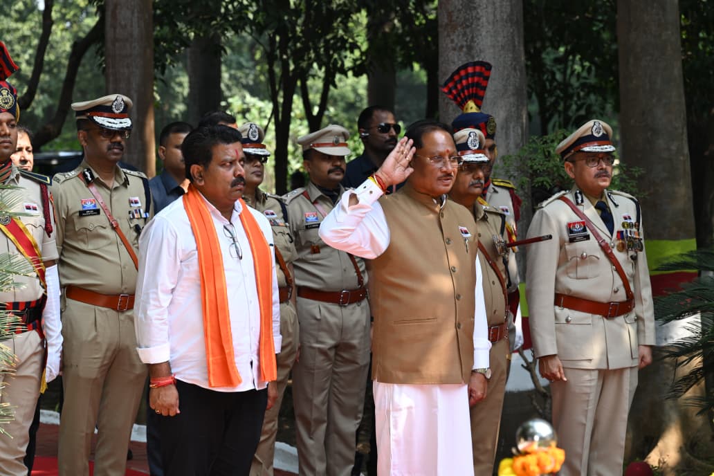 पुलिस स्मृति दिवस 2026: वीर शहीदों को सीएम साय और विजय शर्मा ने किया नमन