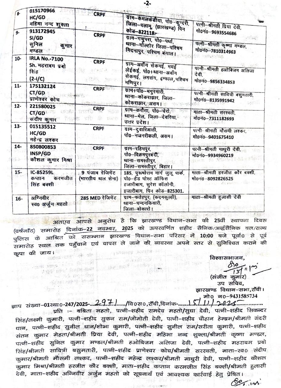 JHARKHAND VIDHAN SABHA