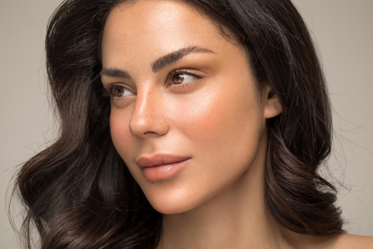 Woman with great skin
