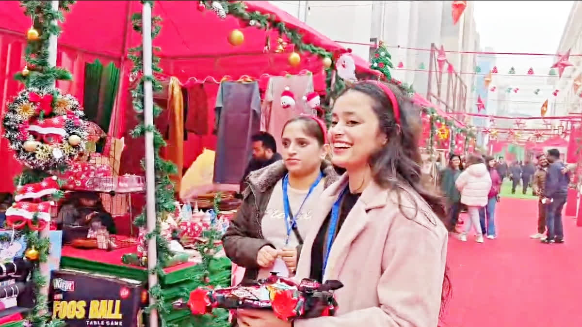 गुरुग्राम में क्रिसमस की धूम