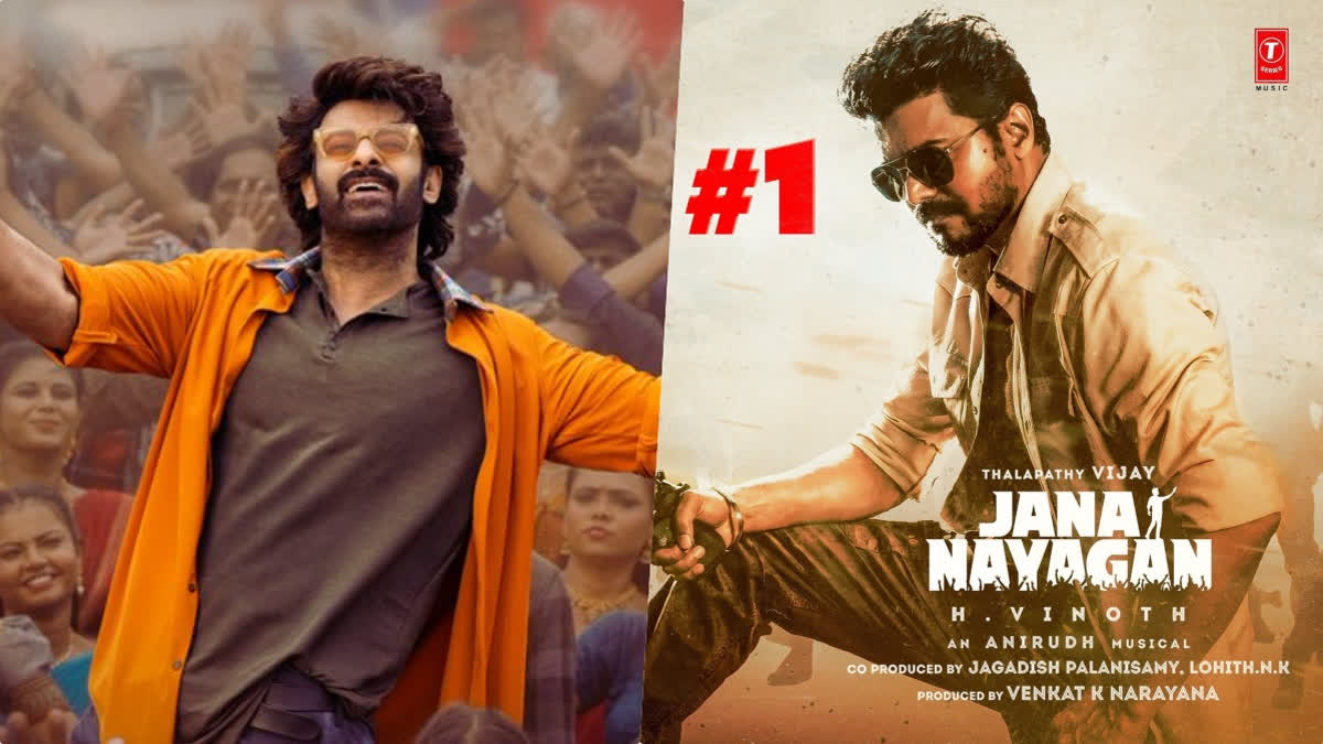 Prabhas in The Raja Saab and Thalapathy Vijay in Jana Nayagan