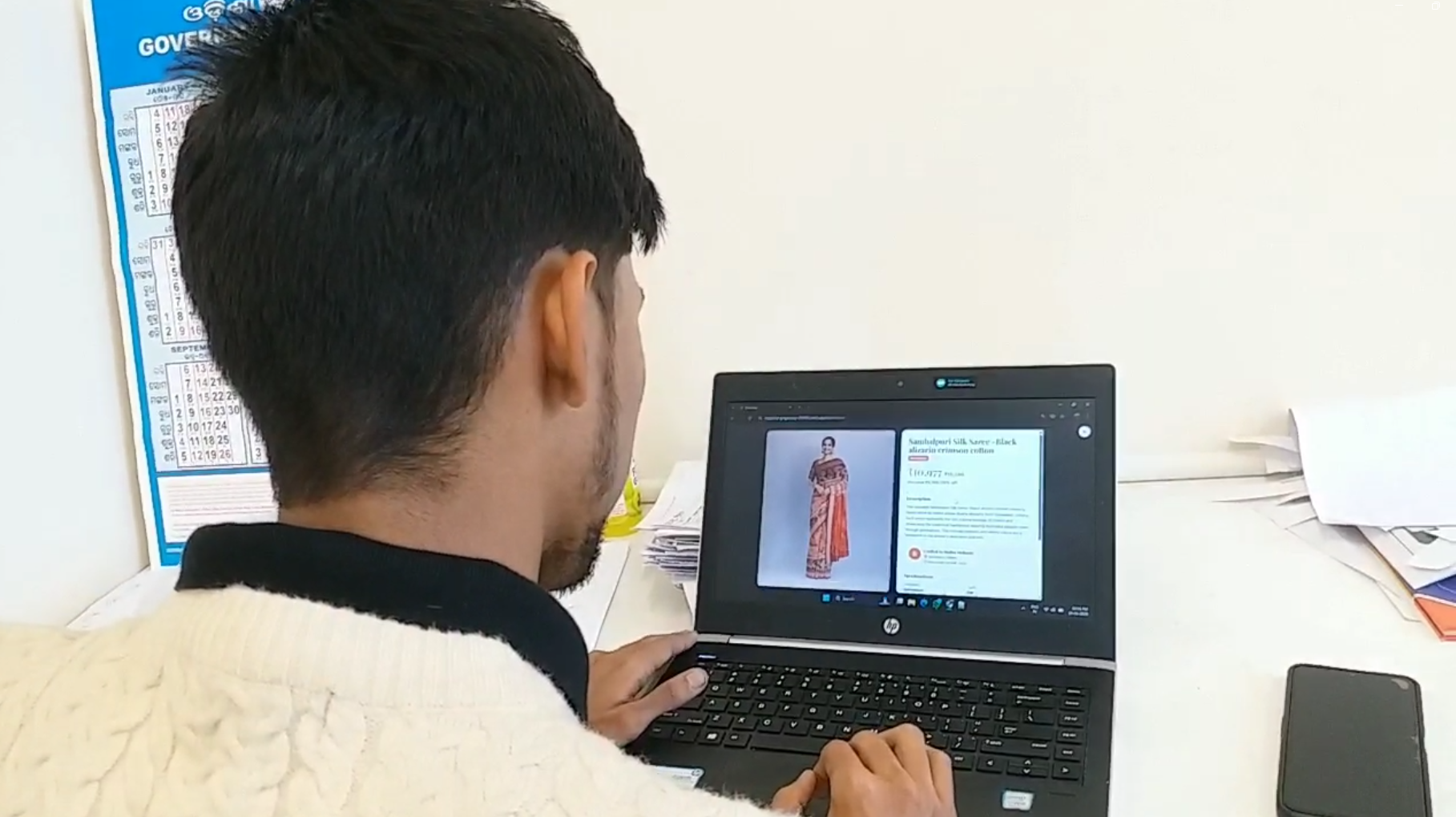 Odisha Student’s Innovation ‘Dharohar’ Aims To Curb Saree Fraud, Ensure Fair Pay For Weavers