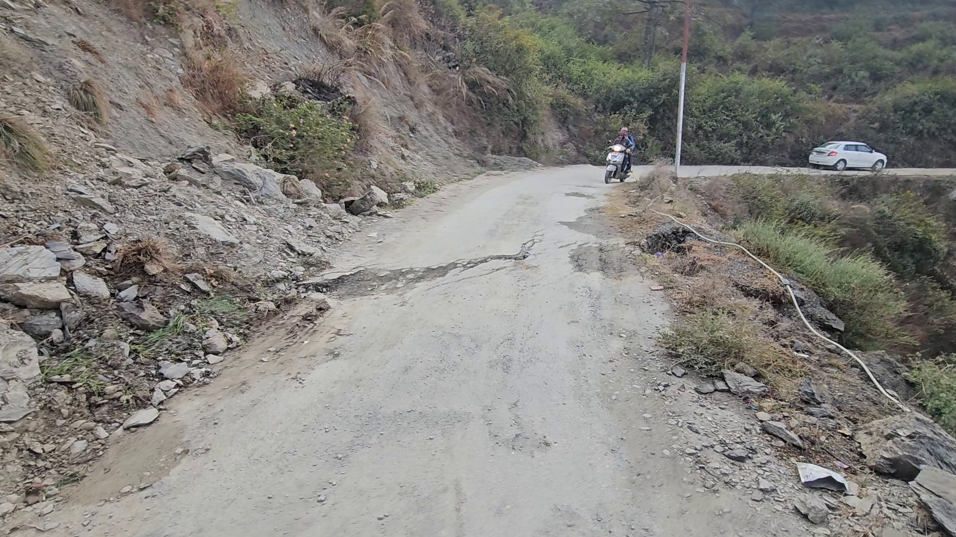 DOBRA CHANTHI BRIDGE ROAD CRACK