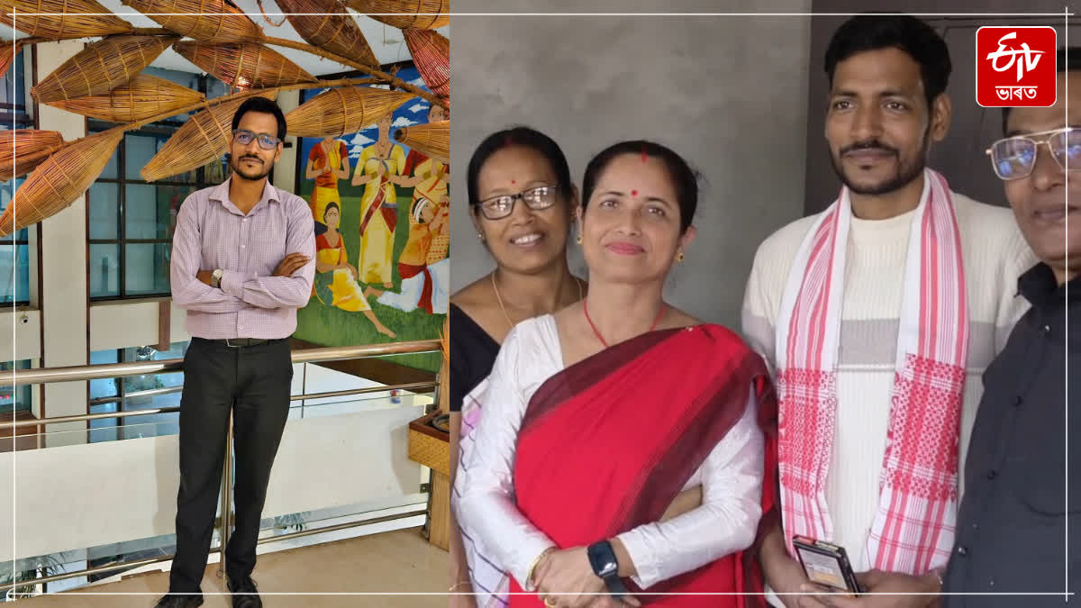 Bitu Agarwala from Sarupathar passed the APSC exam for the sixth attempt