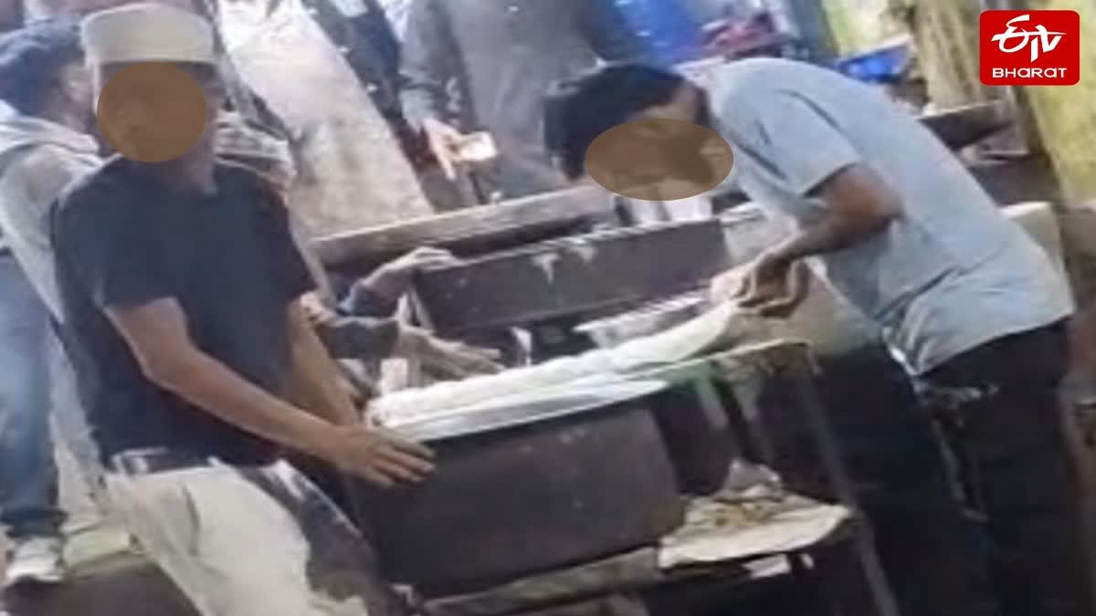 aligarh video of making roti using spit goes viral hotel employee arrested