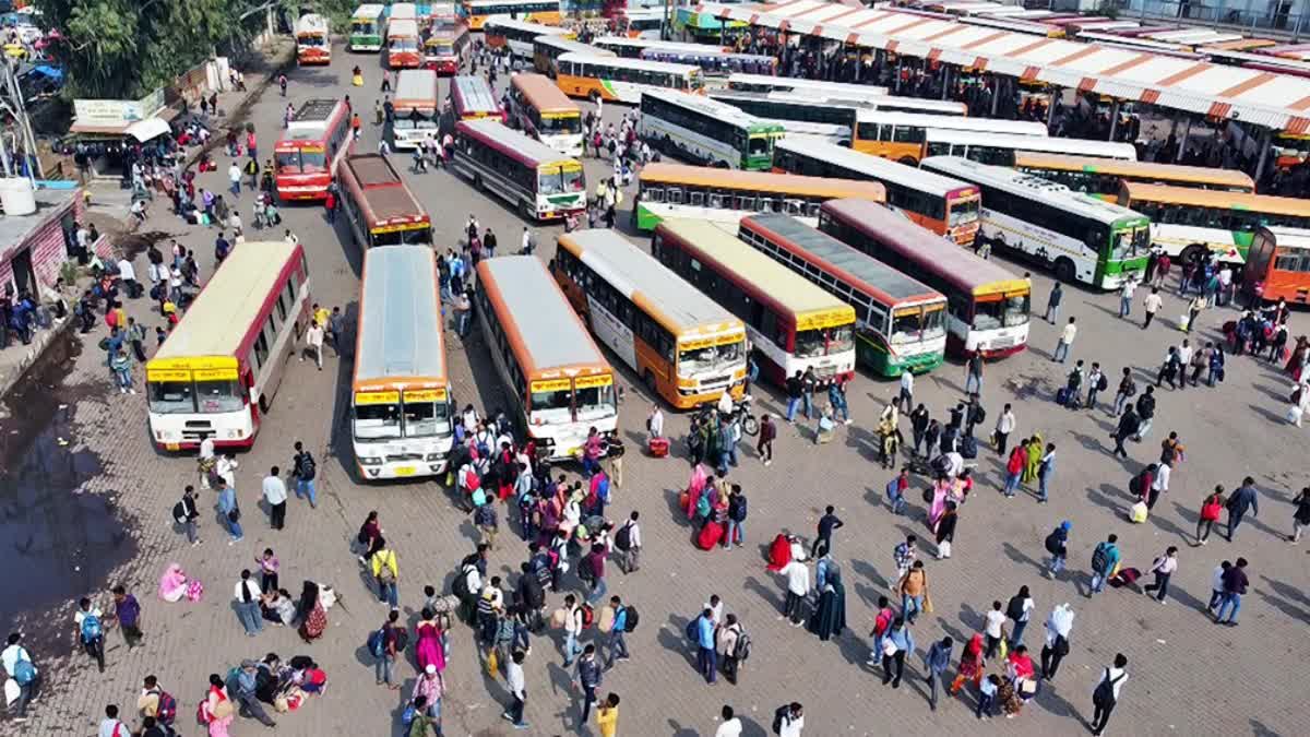 File photo of inter-state bus terminal in New Delhi