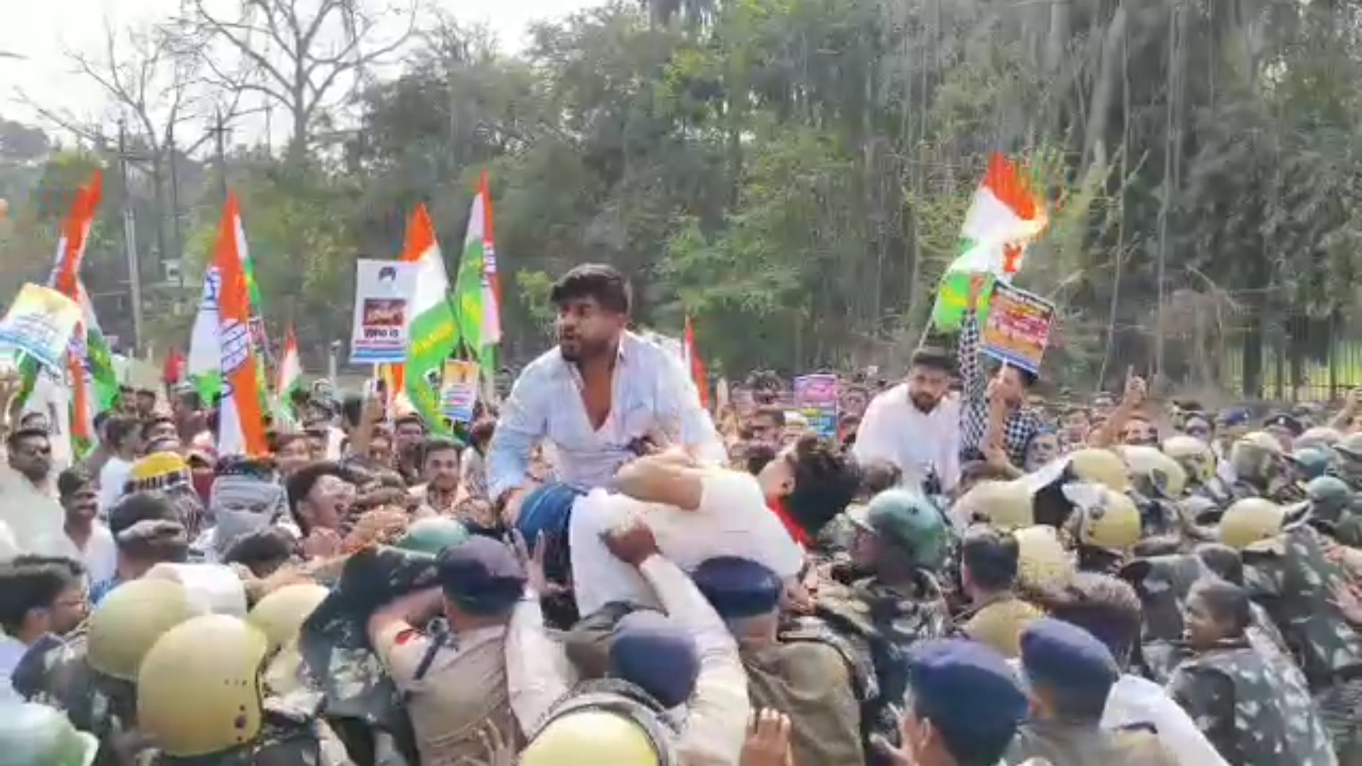 Youth Congress protest