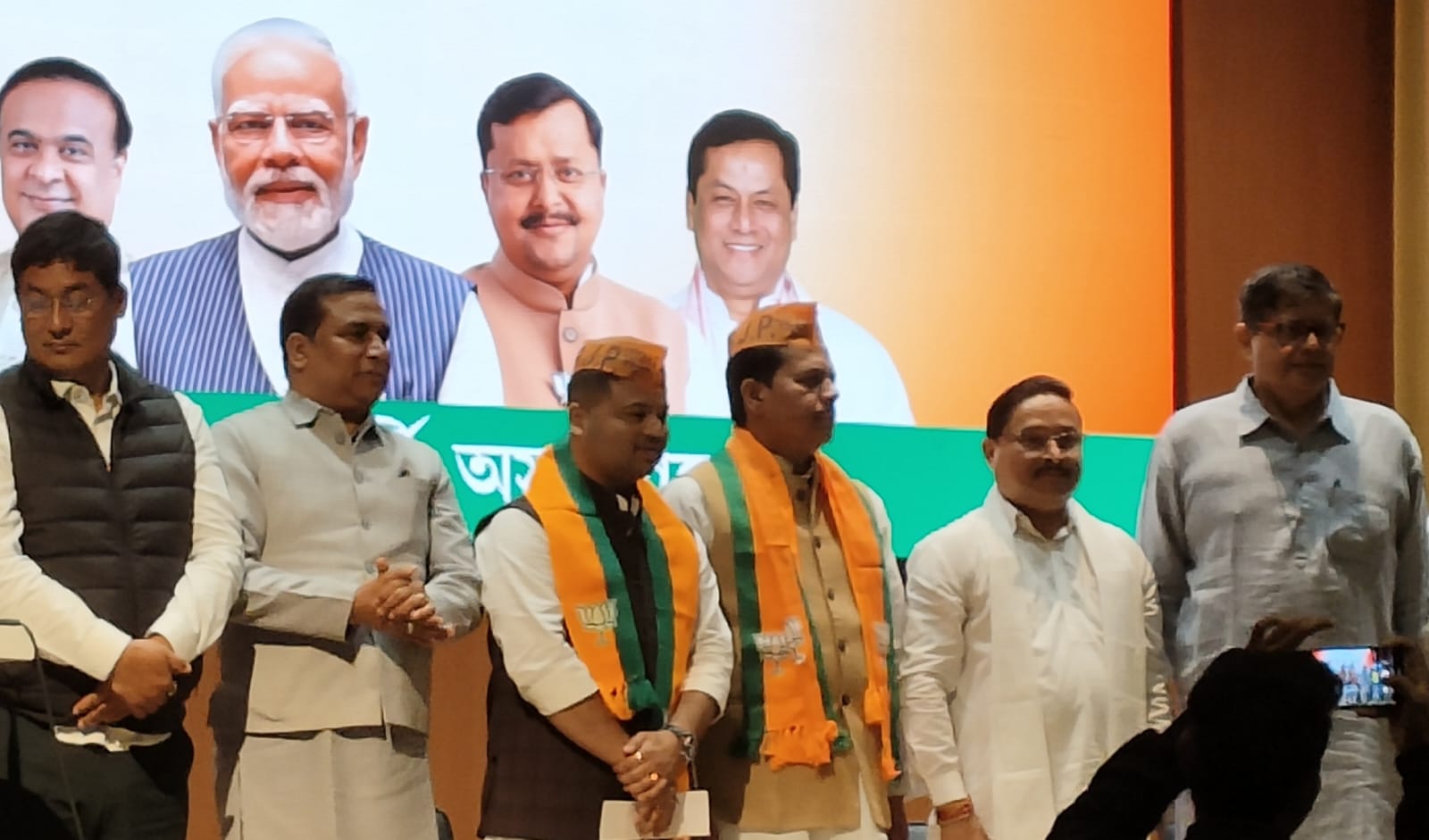 Former APCC president Bhupen Kumar Borah formally joined the BJP