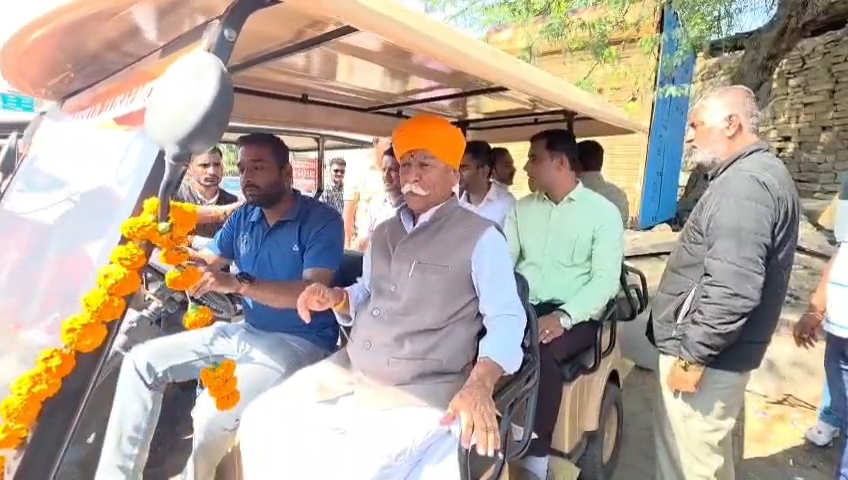 सोनार किले के लिए शुरू हुई इलेक्ट्रिक गोल्फ कार्ट