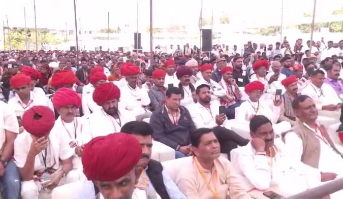 People from the community present at the event