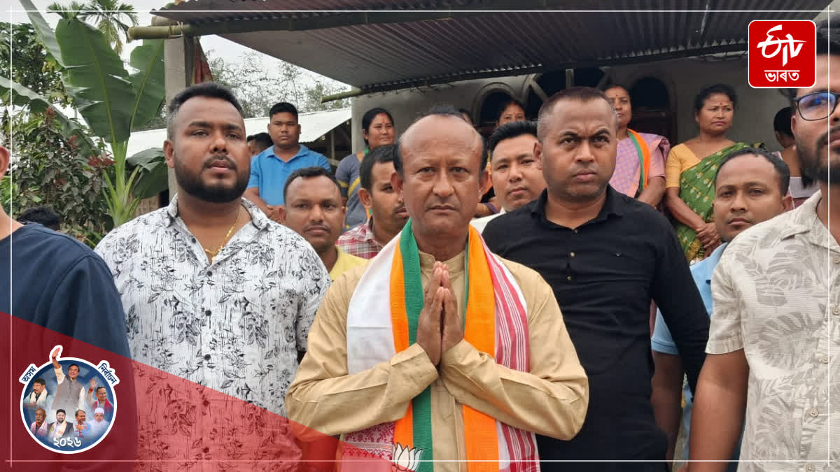 Newly formed Sissiborgaon constituency, BJP nominated Jiban Gogoi as a candidate
