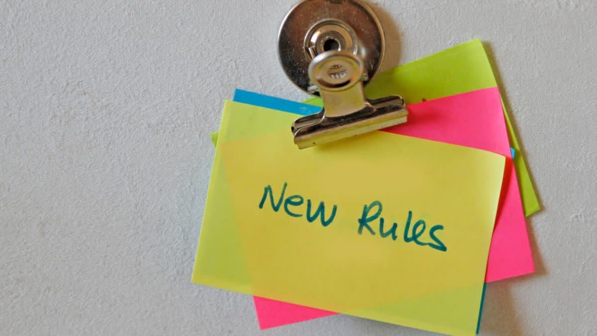 New rules from 1st april