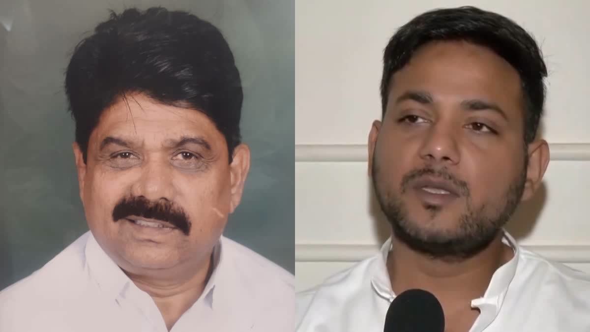 Hathin MLA Mohammad Israil and his son Nazim Chaudhary.
