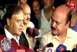 CM visited the house of deprived AGP MLA Ramendra Narayan Kalita at night