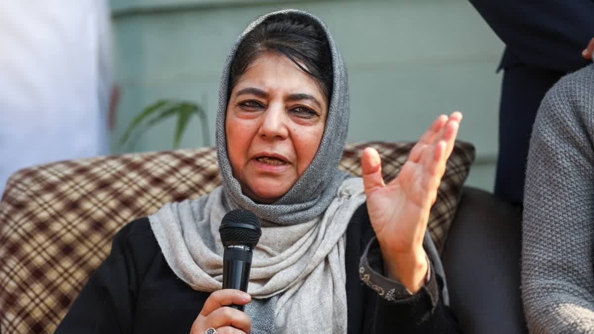 When We Tamper With Nature, We End Up Paying Price: Mehbooba On Ramban Calamity