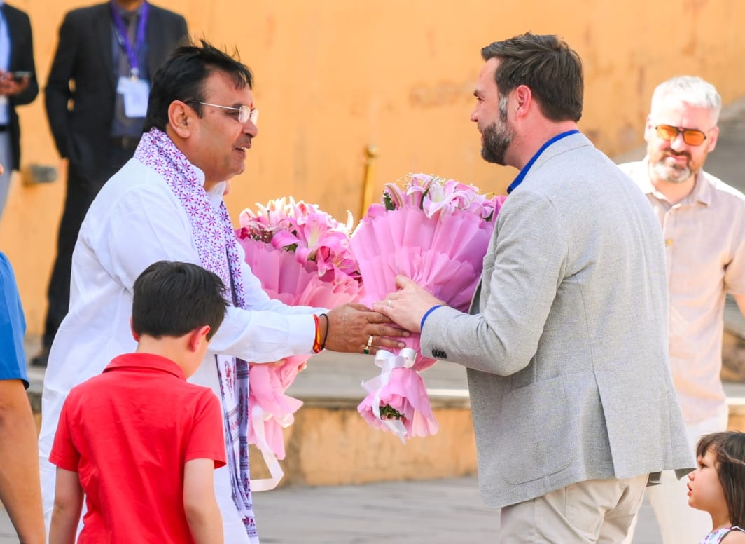 US Vice President JD Vance, Family Visit Jaipur's Amber Fort