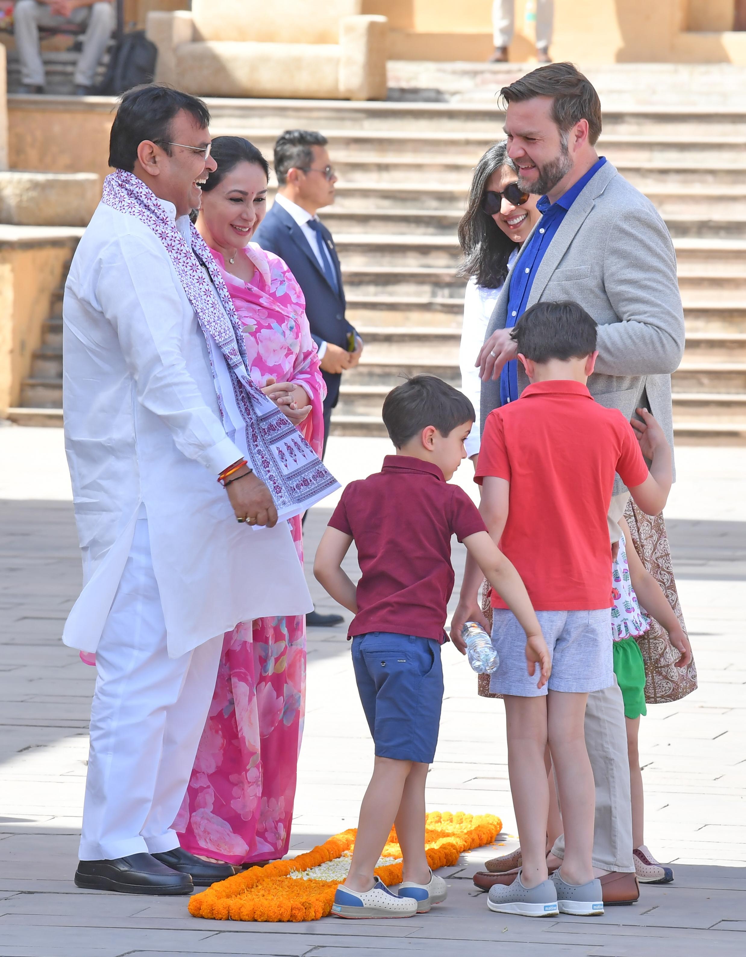 US Vice President JD Vance, Family Visit Jaipur's Amber Fort