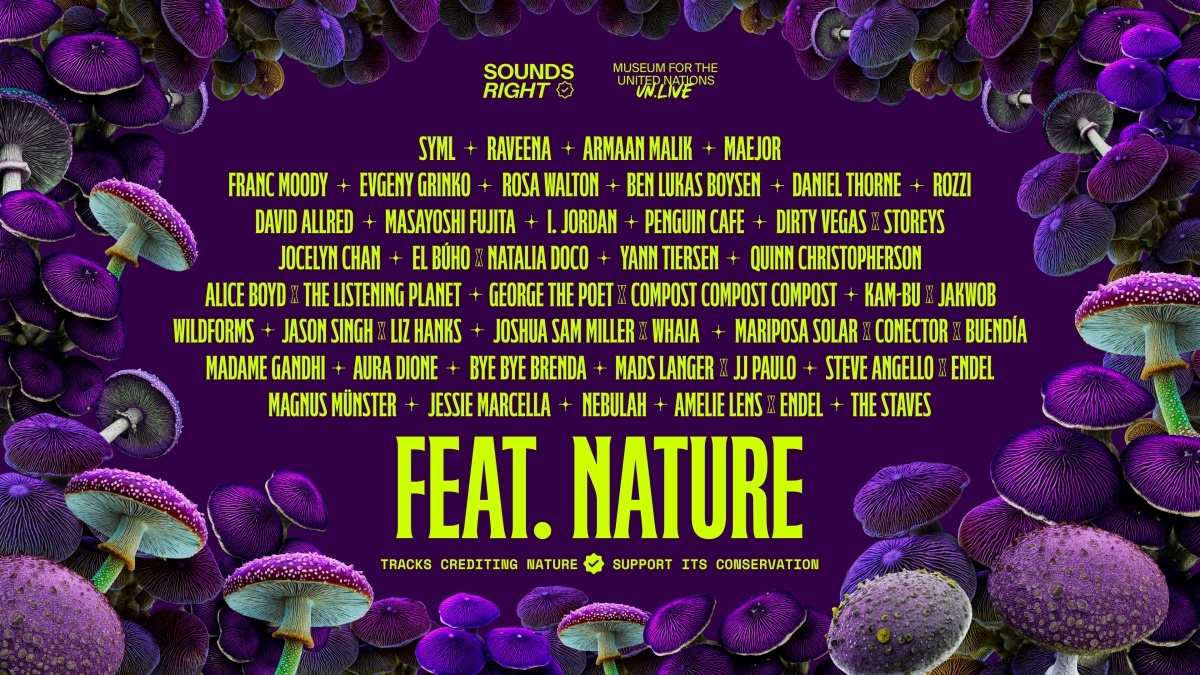 Sounds Right artists for Earth Day 2025