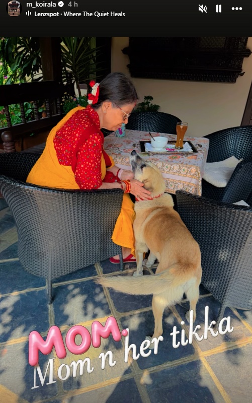 Manisha Koirala gives a sneak peek into morning ritual of her ageing parents